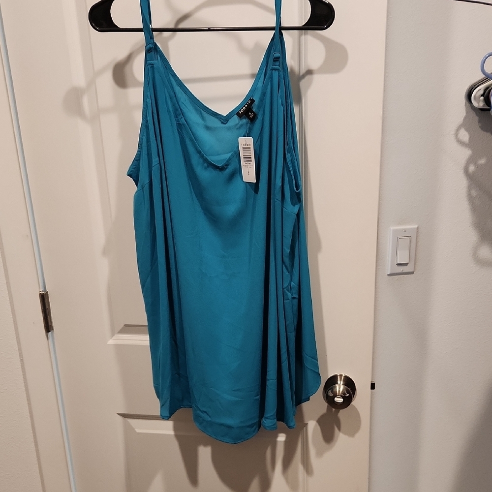 Torrid Blue Camisole Top